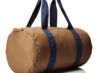 Herschel Leather Duffle Bag In Brown Color